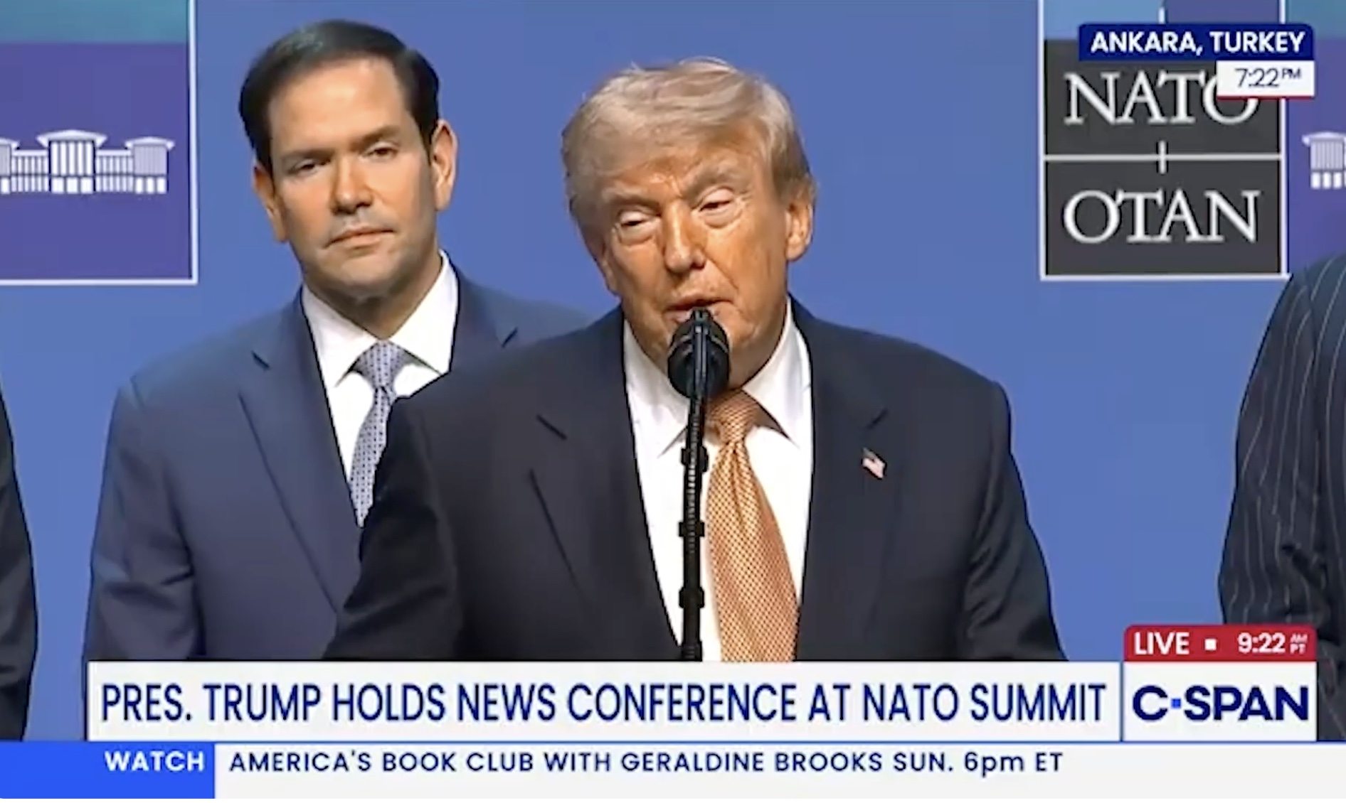 President Trump describes the new aluminum smelter being built in Oklahoma at the NATO Summit